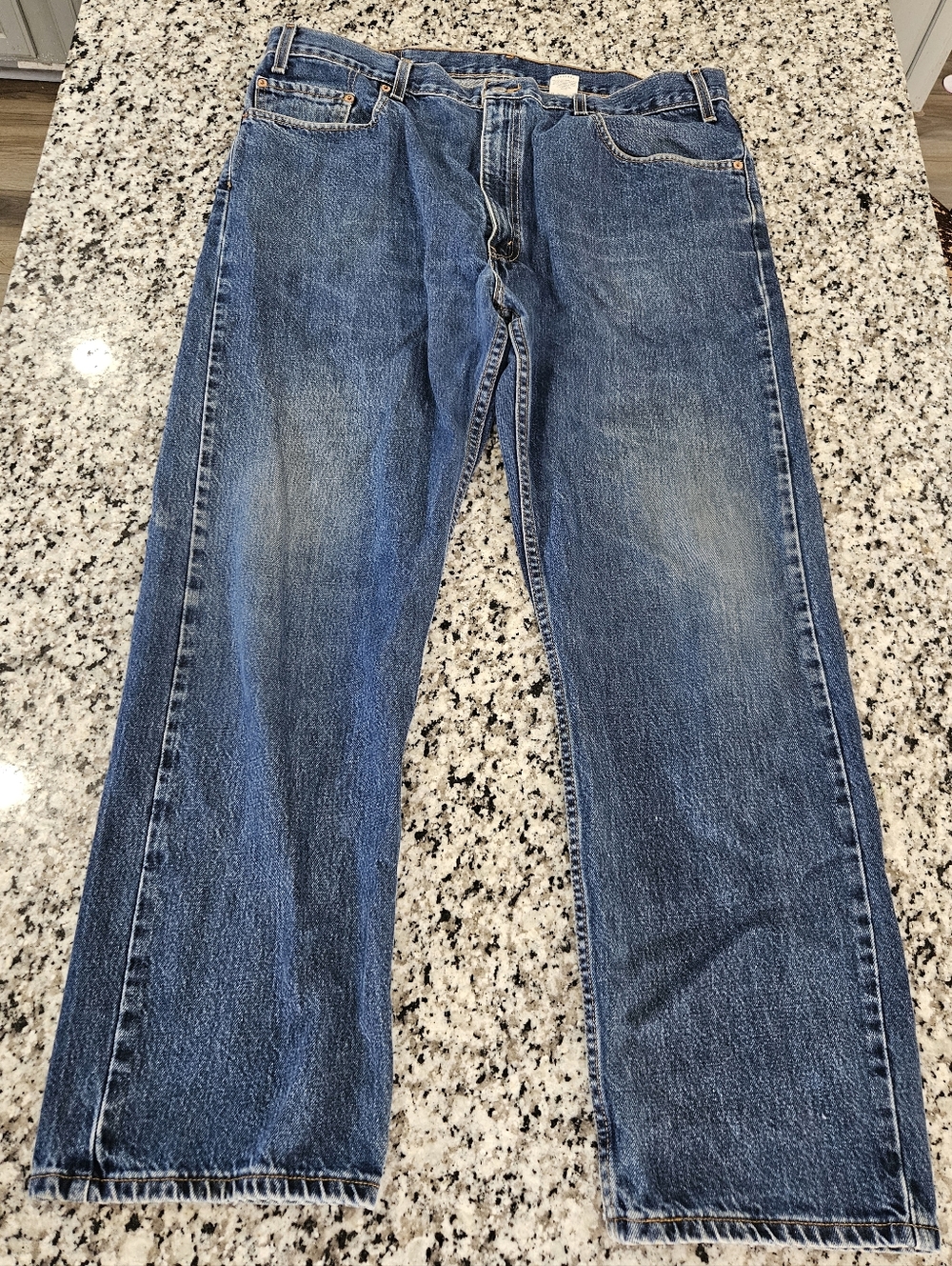 Vintage Men's Levi's 505 Straight Leg  Blue Denim Jeans